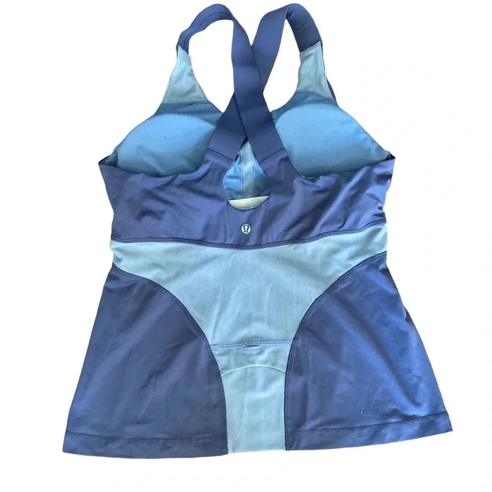 Lululemon Blue‎ Racerback Tank - Picture 2 of 8